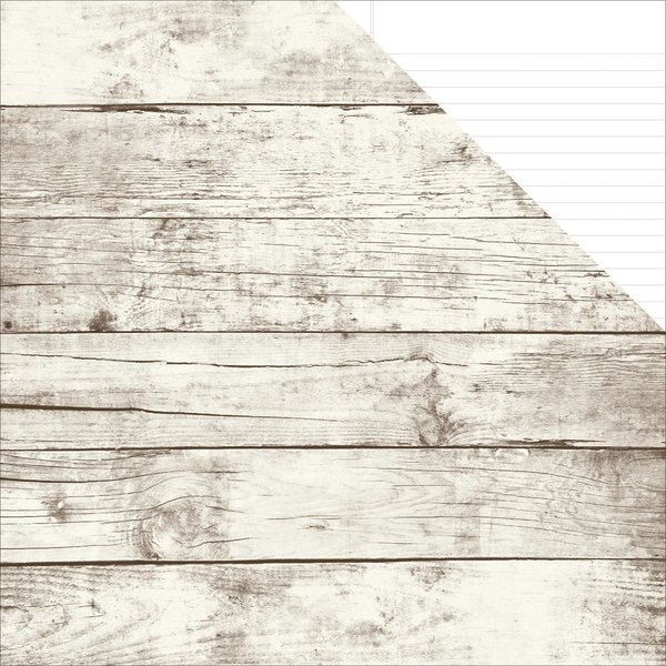 Simple Stories - Sn@p! Basics Color Vibe: Aspen / White Notebook Paper 12"x12"