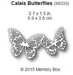 Memory Box - Stanze: Calais Butterflies