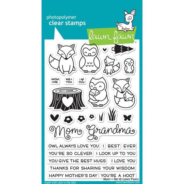 Lawn Fawn - Clear Stamps: Mom + Me