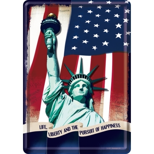 Nostalgic Art - Blechpostkarte: Statue of Liberty