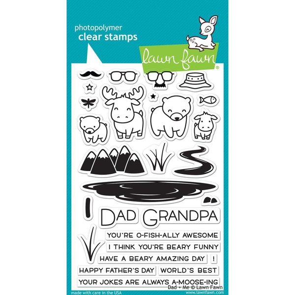 Lawn Fawn - Clear Stamps: Dad + Me - VERGILBT -