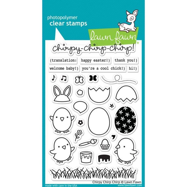 Lawn Fawn - Clear Stamps: Chirpy Chirp Chirp (VERGILBT)