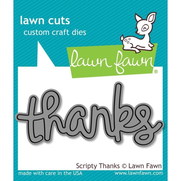 Lawn Fawn - Lawn Cuts: Scripty Thanks