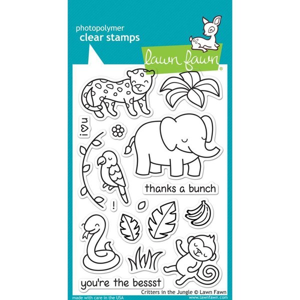 Lawn Fawn - Clear Stamps: Critters in the Jungle