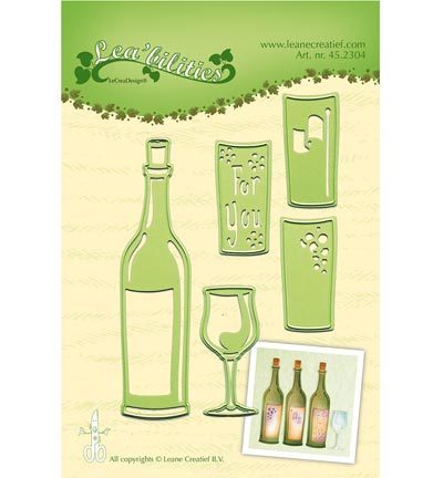 Leane Creatief - Lea'bilities: Wine Bottle & Glass