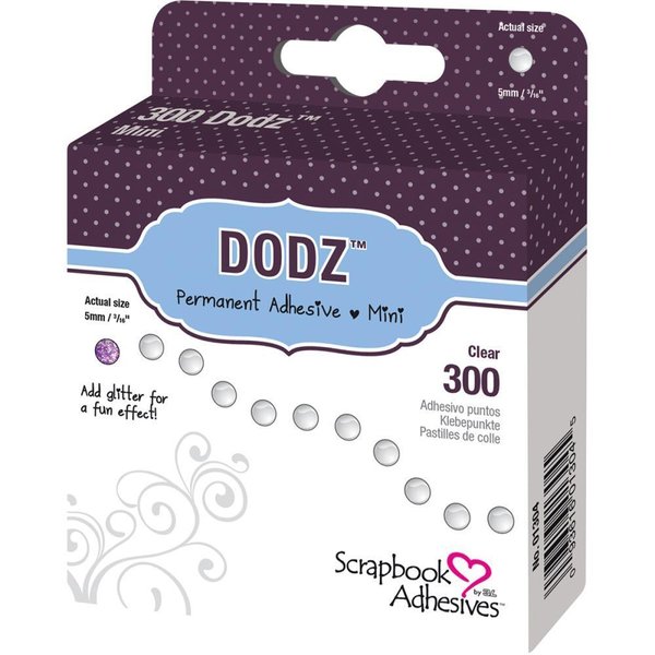 Scrapbook Adhesives: Adhesive Dots - Mini 5mm 300 St. (Glue Dots)