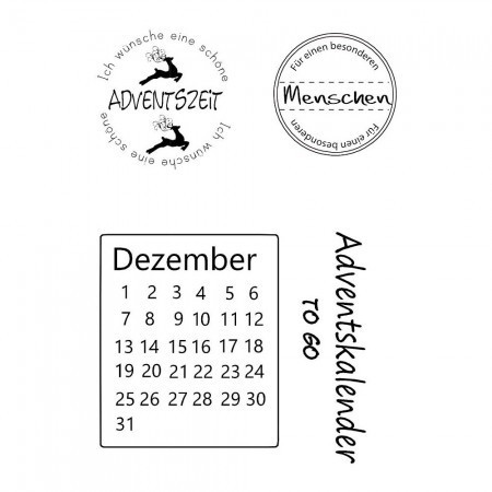 Efco - Clear Stamps: Advent