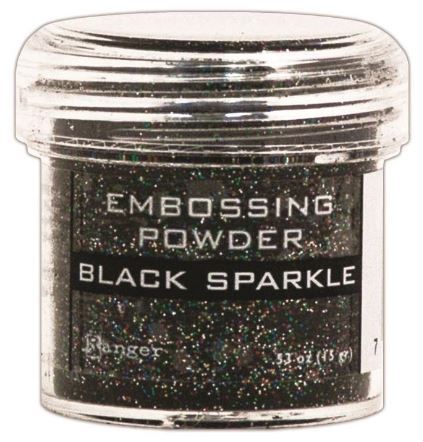 Ranger - Embossing Powder: Black Sparkle