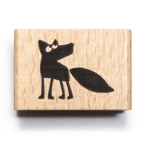 Cats On Appletrees - Holzstempel: Fuchs Edgar