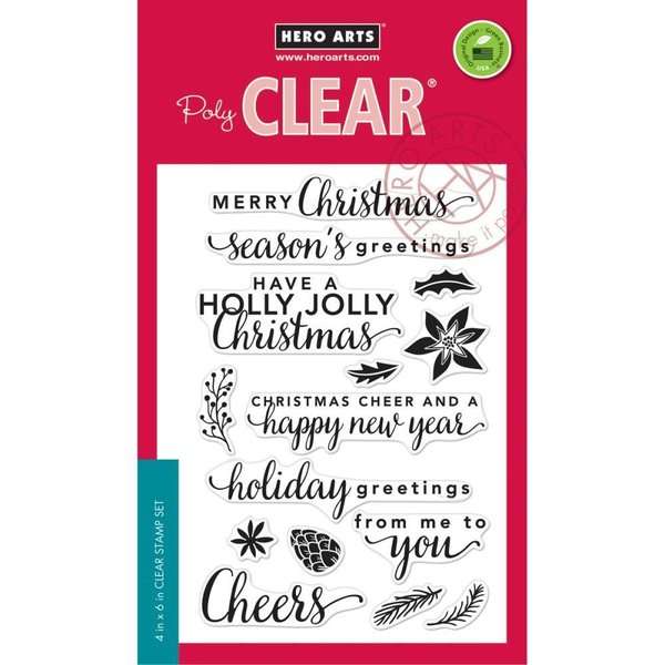 Hero Arts - Clear Stamps: Holiday Greetings