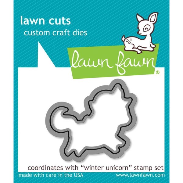 Lawn Fawn - Lawn Cuts: Winter Unicorn