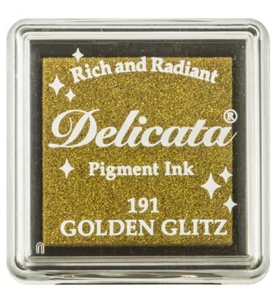 Delicata Small Stempelkissen: Golden Glitz