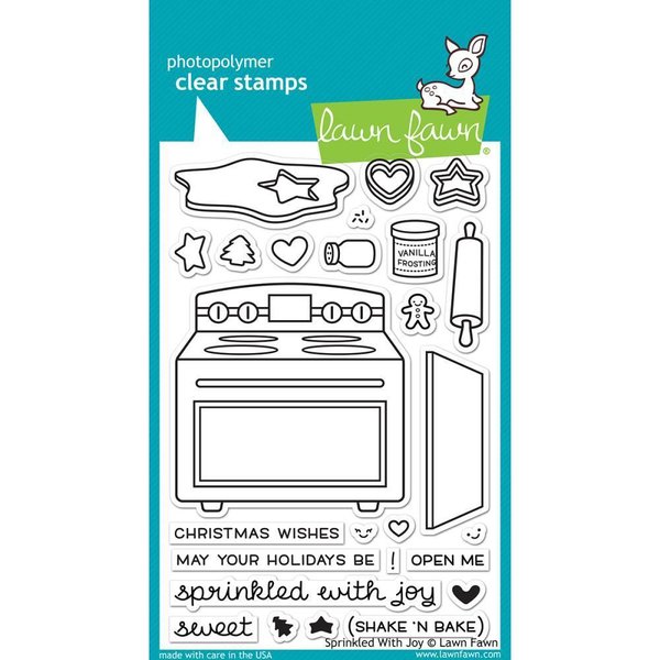 Lawn Fawn - Clear Stamps: Sprinkled with Joy