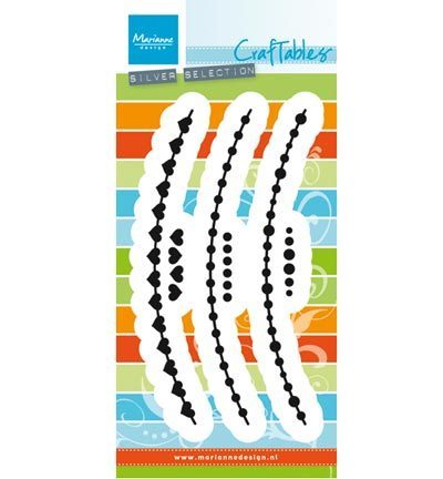 Marianne Design - Craftables: Chains, Dots & Hearts (6 St.)