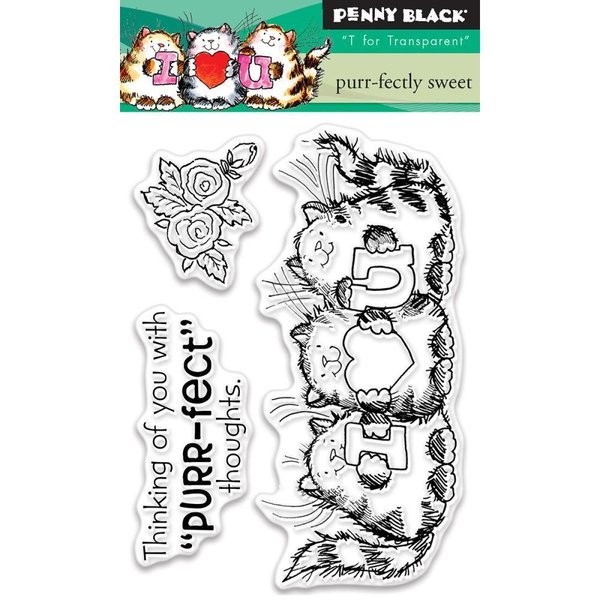 Penny Black - Clear Stamps: Purr-fectly Sweet