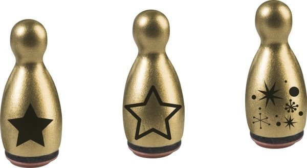 Heyda - Stempelset Mini: Stern gold (3 St.)