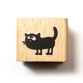 Cats on Appletrees - Holzstempel: Frida