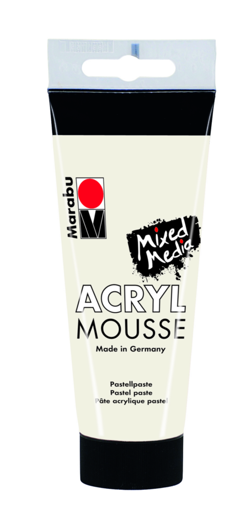Marabu - Acryl Mousse: Weiß 070, 100 ml