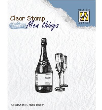 Nellie's Choice - Clear Stamp: Wine