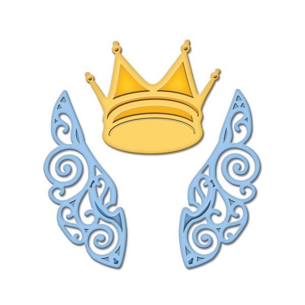 Spellbinders Shapeabilities: Wings and Crown
