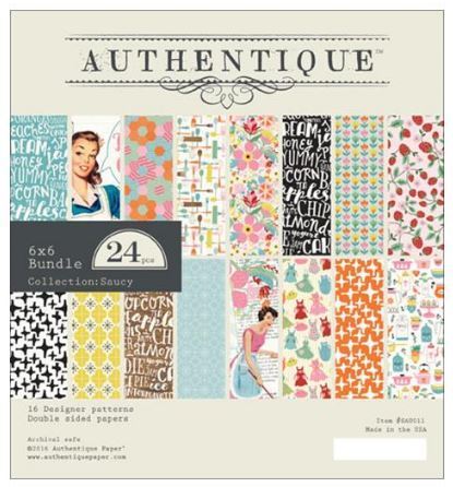 Authentique - Saucy: Paper Pad 6x6"