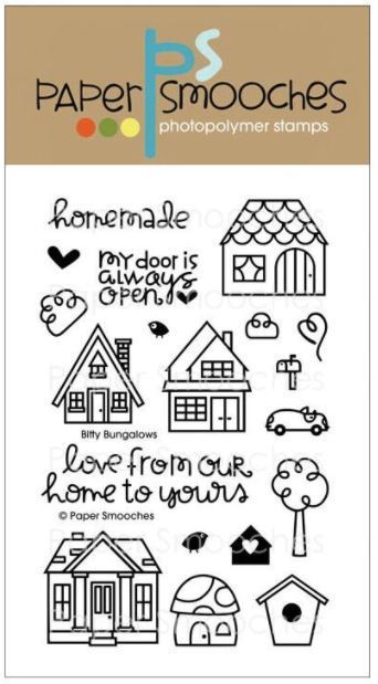 Paper Smooches - Clear Stamps: Bitty Bungalows