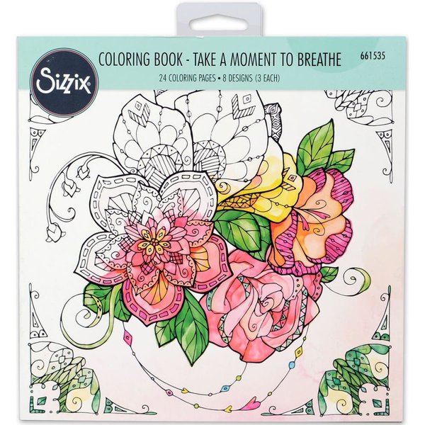 Sizzix - Coloring Book: Take A Moment To Breathe