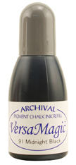 VersaMagic Chalk Ink - Refill: Midnight Black