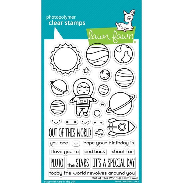 Lawn Fawn - Clear Stamps: Out Of This World