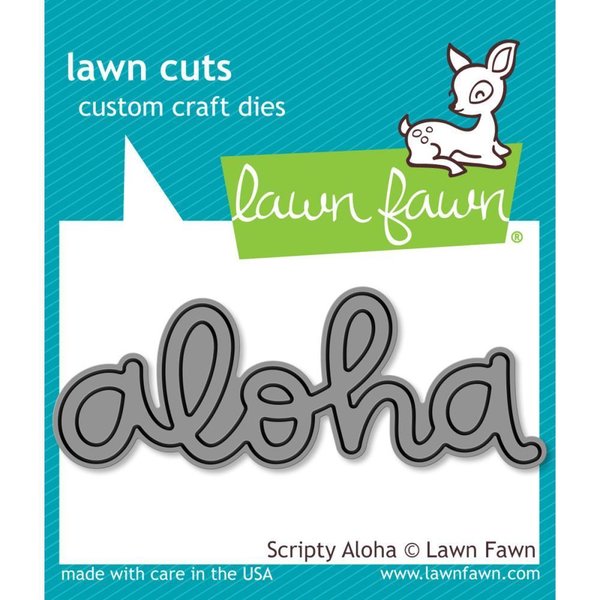 Lawn Fawn - Lawn Cuts: Scripty Aloha