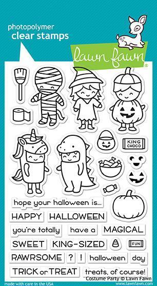 Lawn Fawn - Clear Stamps: Costume Party