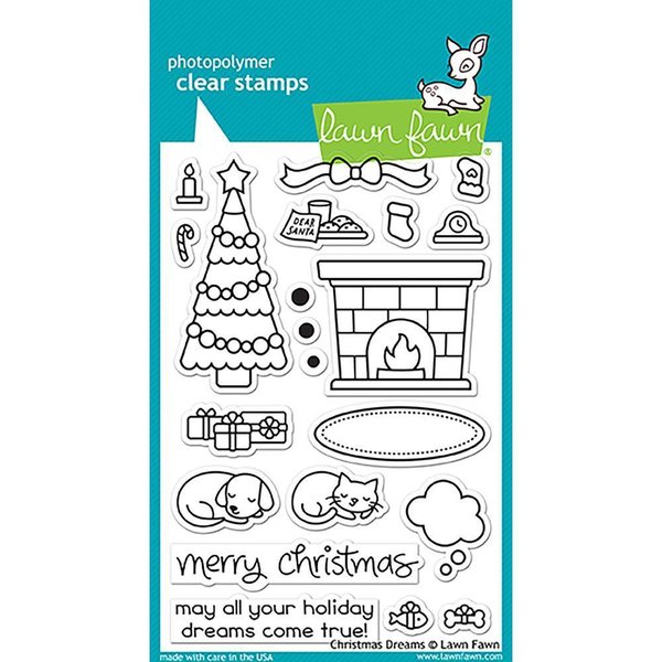 Lawn Fawn - Clear Stamps: Christmas Dreams