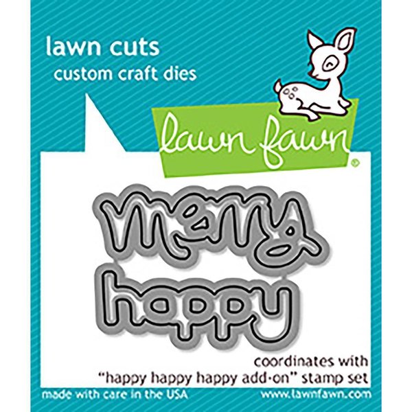 Lawn Fawn - Lawn Cuts: Happy Happy Happy Add-On