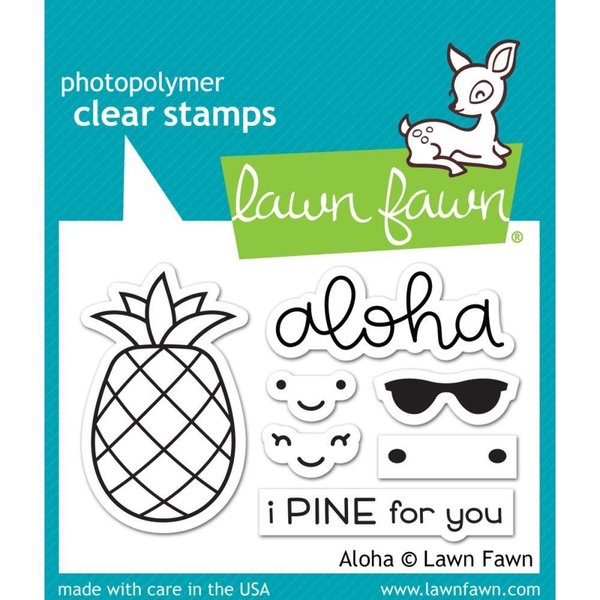 Lawn Fawn - Clear Stamps: Aloha