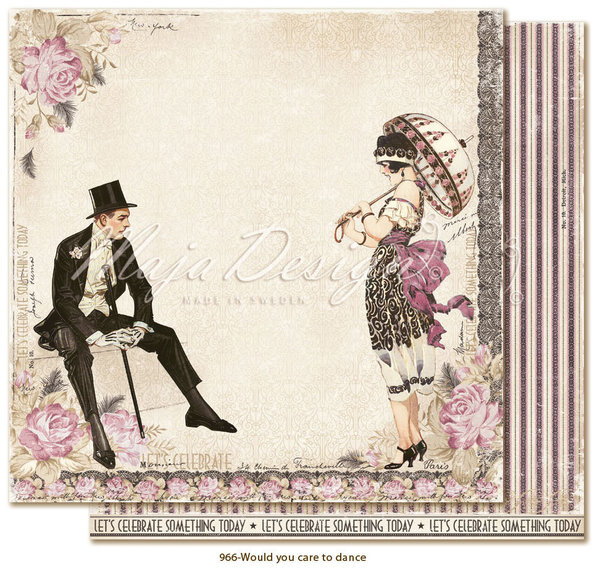 Maja Design: Celebration - Would You Care To Dance Paper 12x12"