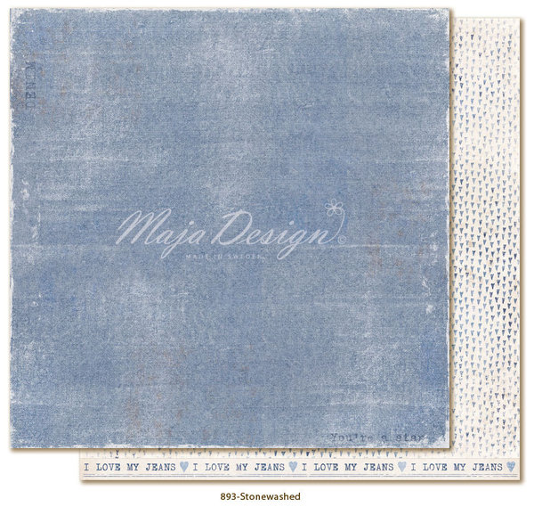 Maja Design: Denim & Friends - Stonewashed Paper 12x12"