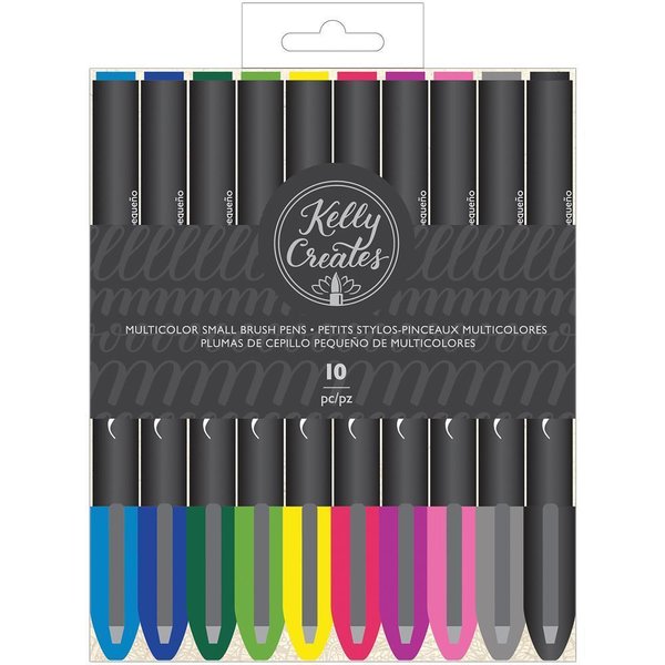 American Crafts - Kelly Creates: Multicolor Small Brush Pens (10 St.)
