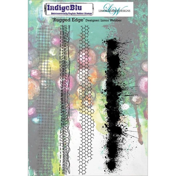 Indigo Blu: Rugged Edge Cling Stamps