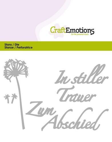 Craft Emotions - Stanze: In stiller Trauer (mit Pusteblume)