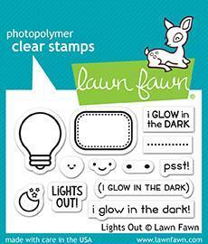 Lawn Fawn - Clear Stamps: Lights Out - VERGILBT -