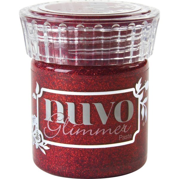 Nuvo - Glimmer Paste: Garnet Red