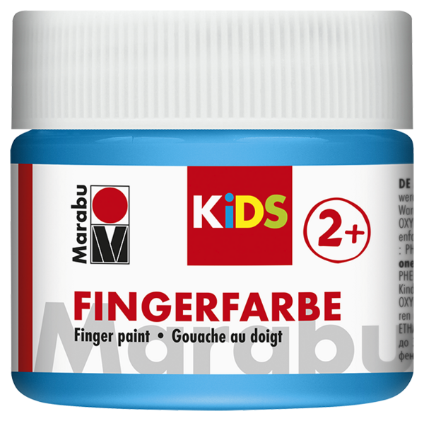 Marabu - KIDS Fingerfarbe: Hellblau 100 ml
