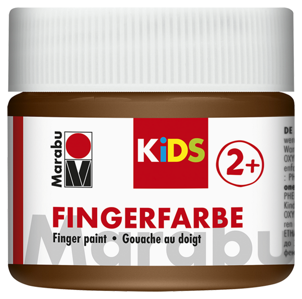 Marabu - KIDS Fingerfarbe: Braun 100 ml