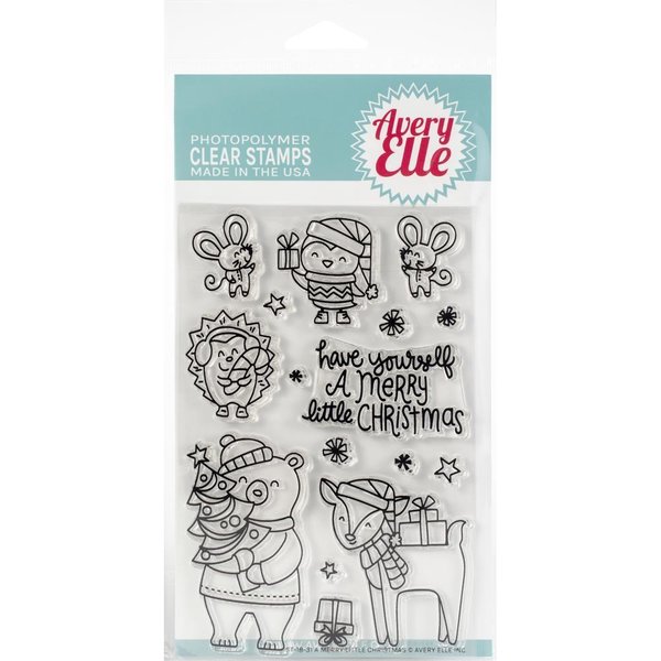 Avery Elle - Clear Stamps: A Merry Little Christmas