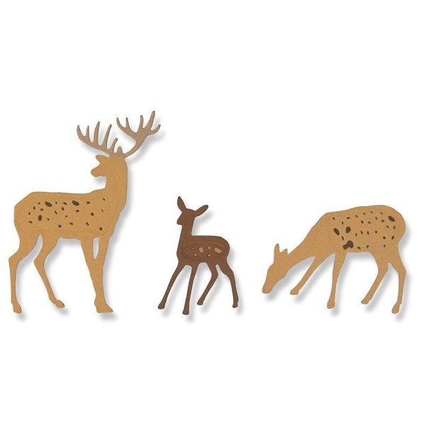 Sizzix - Thinlits: Woodland Deer (6 Dies)