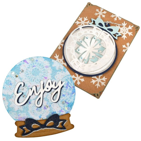 Sizzix - Thinlits: Christmas Ornament Flip and Fold (6 Dies)