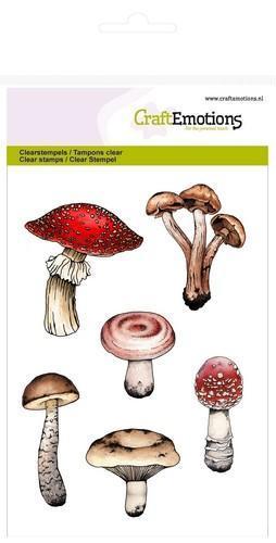 Craft Emotions - Clear Stamps: Mushrooms / Pilze