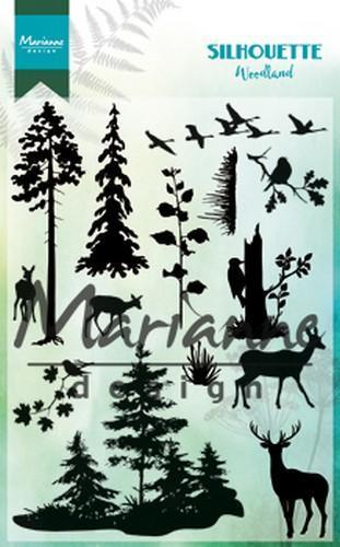 Marianne Design - Clear Stamps: Silhouette - Woodland (A)