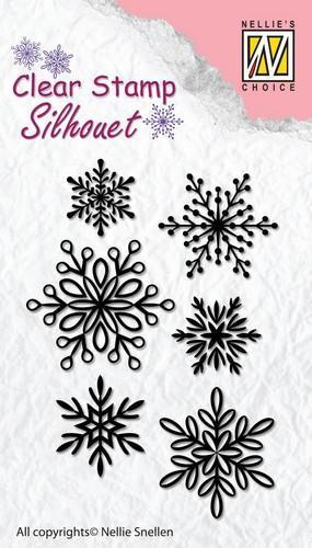 Nellie's Choice - Clear Stamp: Snowflakes (6St.)