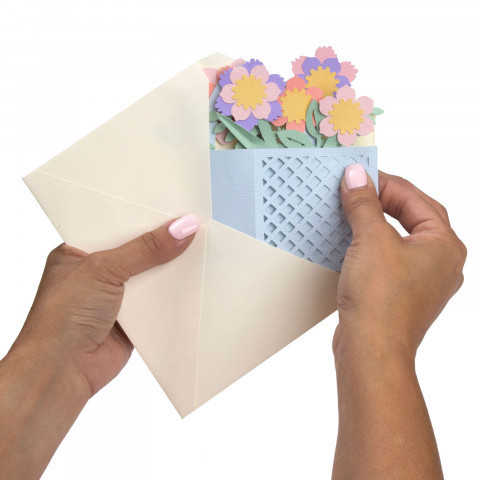 Sizzix - Thinlits: Card in a Box, Flower Basket (12 Dies)